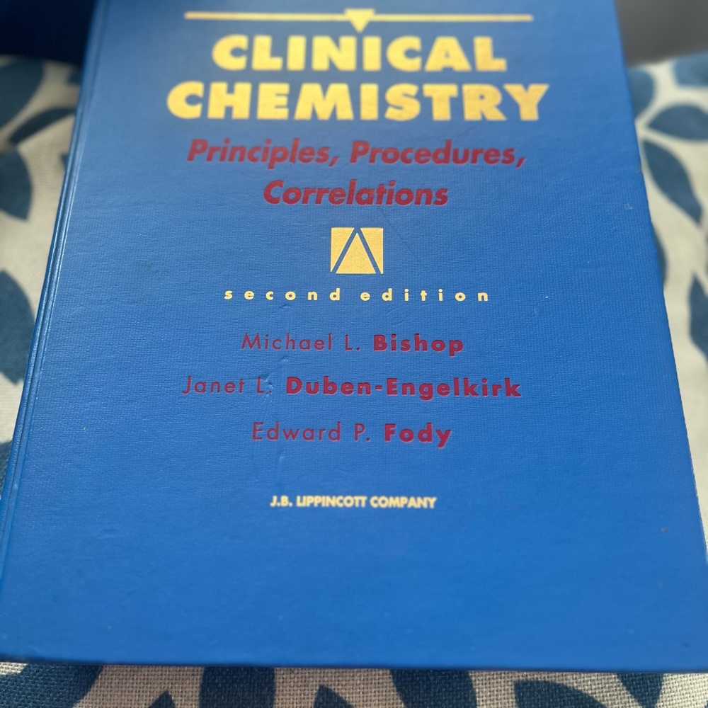 Clinical Chemistry Second Edition Book